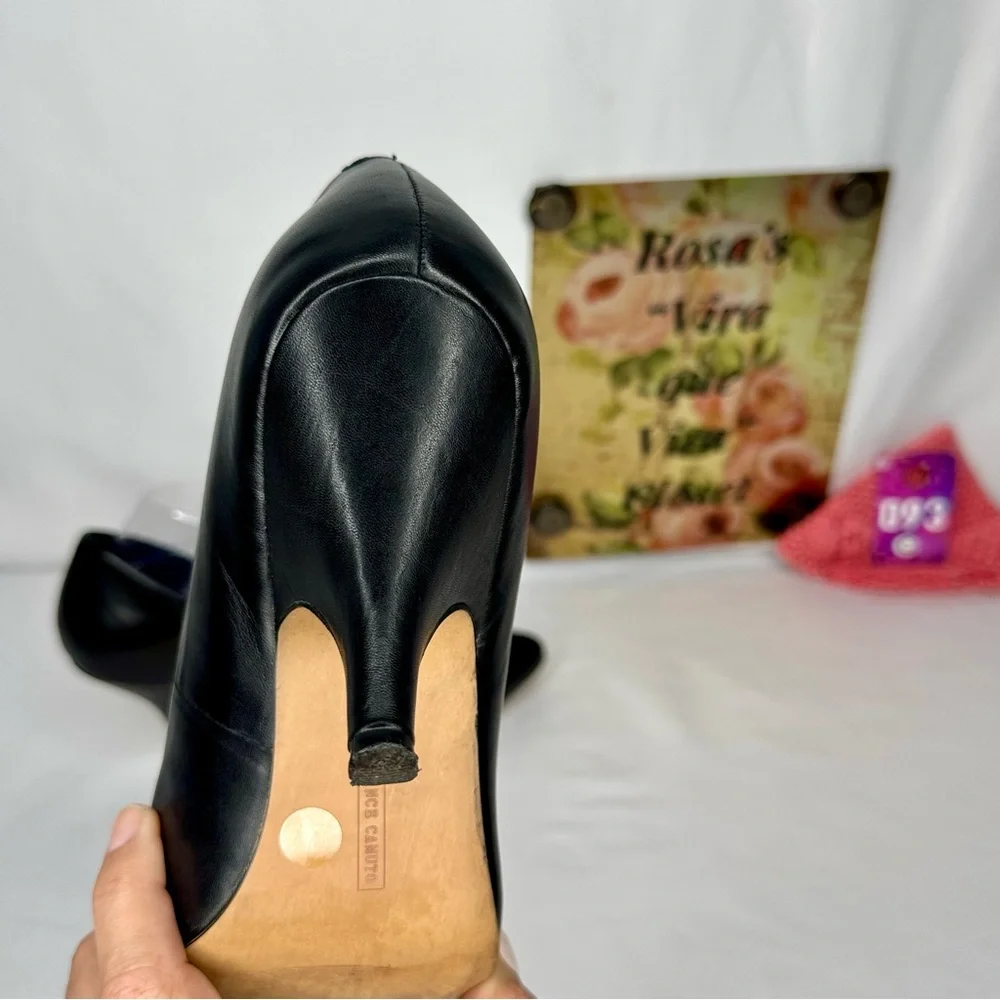Vince Camuto Black Women's Pumps Mid Heels Size 9 - Picture 5 of 16